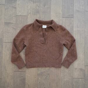 Khaite Herve Sweater Maple Cashmere Size Small
